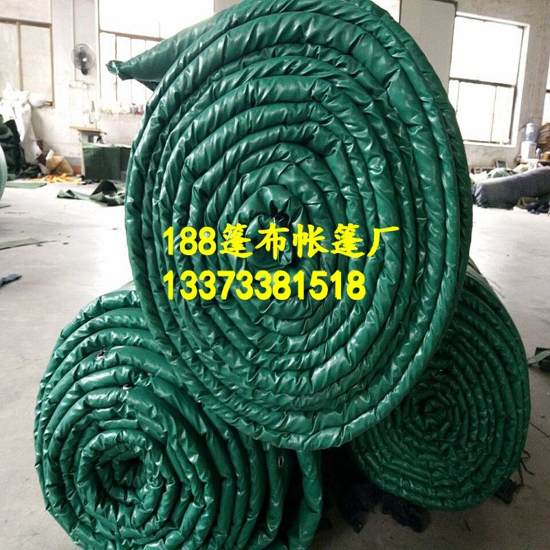 Road construction insulation quilt, cold protection, warmth, flame retardant, fireproof insulation quilt, rainproof cotton tarpaulin, greenhouse insulation quilt