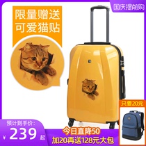 Luggage female Ruisi trolley case universal wheel suitcase password box male 20 inch 24 inch 28 inch boarding case