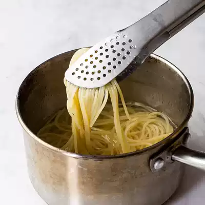 Duoyi Italian noodle clip food cake steamed bread food clip stainless steel barbecue steak barbecue clip tool kitchen