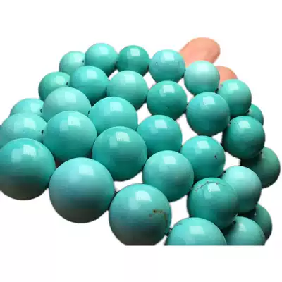 Yimingjia Zhushan origin high porcelain turquoise pendant Hand string Hand chain round bead accessories Original design jewelry