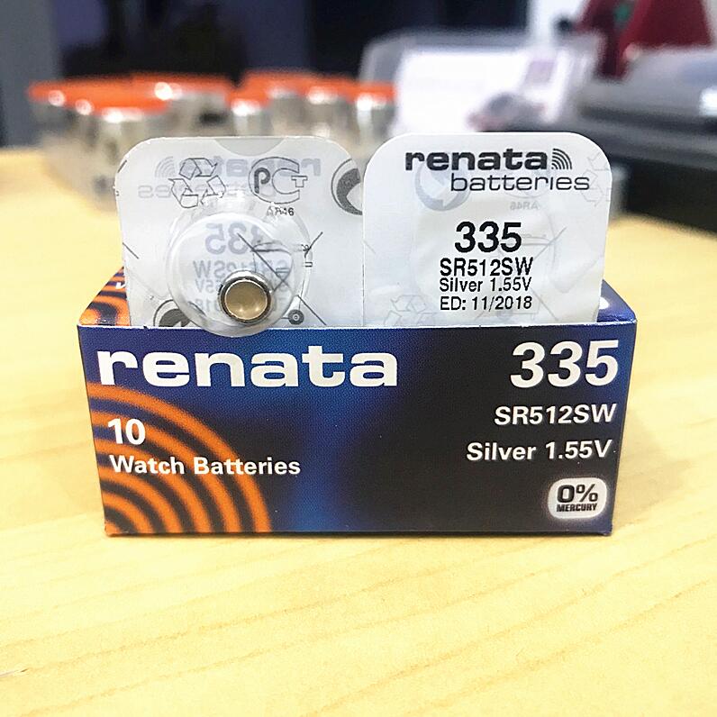 Original Swiss 335 renata Battery Watch Battery SR512SW 1 55V button battery