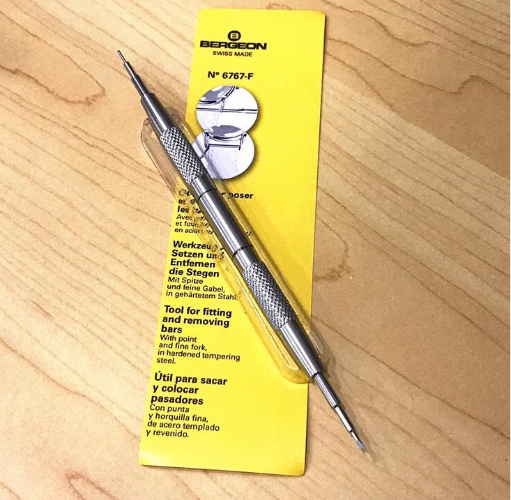 Repair table tool Swiss original import Bergeon 6767-F full steel raw ear batch assembly and disassembly adjustment meter belt