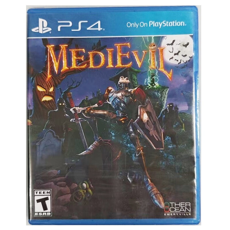 Brand New Ps4 Game Disc: Skeleton Knight Remastered Edition Medievil Us Version in English