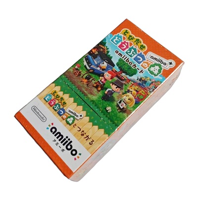 Совершенно новая подлинная коллекция прямо сейчас!Карточка Animal Crossing Amiibo RV, японское издание, полная коробка из 20 упаковок по 60 карточек