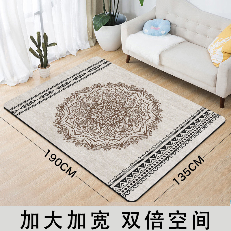 Yoga Mat Is Enlarged, Widened, and Thickened, Non-Slip, Specially Designed for Children's Dance, Suede, Double-Sized, Extra-Large for Living Room, Large Yoga Mat