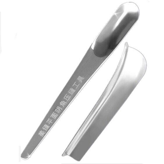Stainless Steel Yin & Yang Corner Press Slit Theorizer Aesthetics sewing agent Construction tool Stitcher Press Stitch Steel Ball Ice Rod Stick