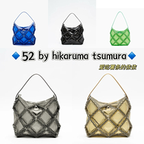 Сумка-тоут японского бренда Hikaru Matsumura 52BYHIKARUMATSUMURA ​​с желеобразным дном в клетку