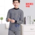 Bộ đồ lót bé trai bằng vải cotton 12-15 tuổi học sinh trung học cơ sở cotton mùa thu quần áo cotton cộng với phân bón quần lót bé gái Quần áo lót