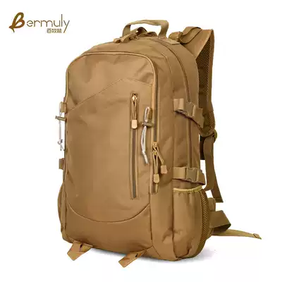 Outdoor double shoulder bag men's travel sports travel bag large capacity multifunctional Oxford cloth waterproof practical mountaineering bag