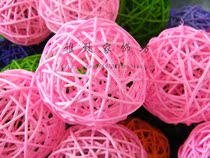 13CM Round Ball Rattan Lamp Hotel Mall Classroom Kindergarten Decoration Hanging lamp shade Colour environment Decorative Ball