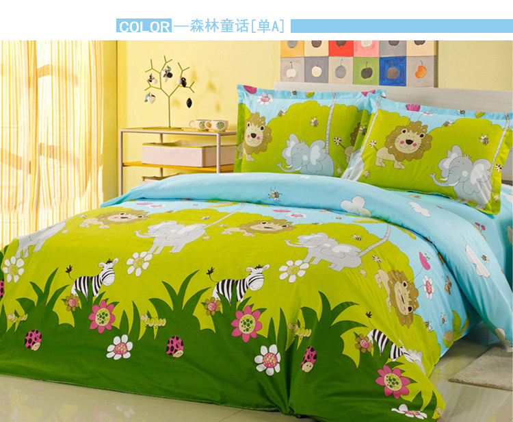 Mảnh duy nhất của bông quilt cover 1.2m1.5 mét trẻ em phim hoạt hình mẫu giáo phim hoạt hình quilt bông sinh viên tùy chỉnh