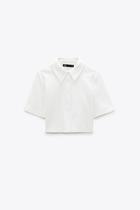 February spot ZARA domestic womens texture POLO shirt 03067007251 3067 007