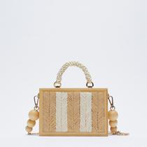 May cash ZARA domestic womens bag woven crossbody Hand bag 16701710111 601 710