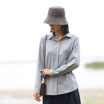 Micro fat top female 2021 new classic plaid drop shirt plaid shirt female autumn shirt