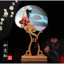 Come to Tutu Custom and Style Fan Day Style Retro of Thousand Birds Plantain Fan Apple Graduation Design Diy Advertising Fan