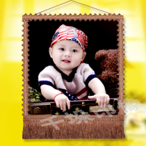 Photo tapestry Tapestry Tapestry Baby Tapestry Children Hanging Tapestry Children Hanging Paintings Hanging Shaft Hung Painting Cloth Art Hanging Paintings to be customized