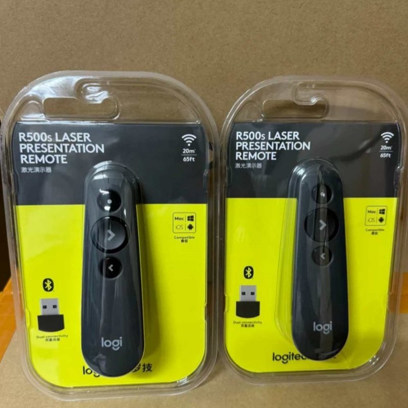 Logitech r500s wireless presenter makes every speech confident 🔥