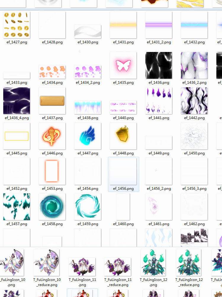 中国风卡通和风美术设计参考素材/UI界面图标技能模型立绘音效