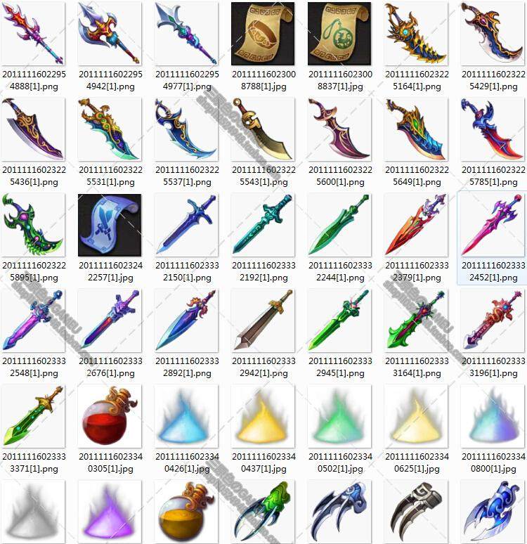 高清 古代Q版 素材元件 CG 设定 动漫 游戏 图集 原画 资料