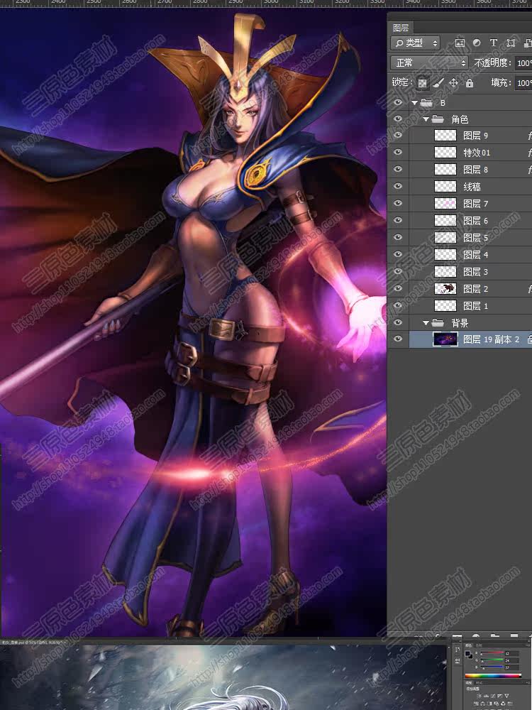 精品欧美风游戏原画素材 CG设定 LOL英雄联盟PSD分层超高清12.9G