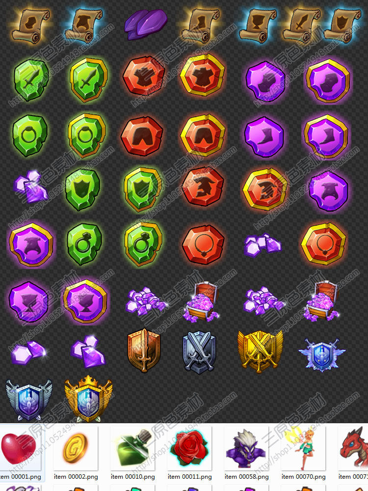 Q版 欧式 游戏 手游 装备 物品 武器 道具 图标 ICON 素材资源 Q版 欧式 游戏 手游 装备 物品 武器 道具 图标 ICON 素材资源