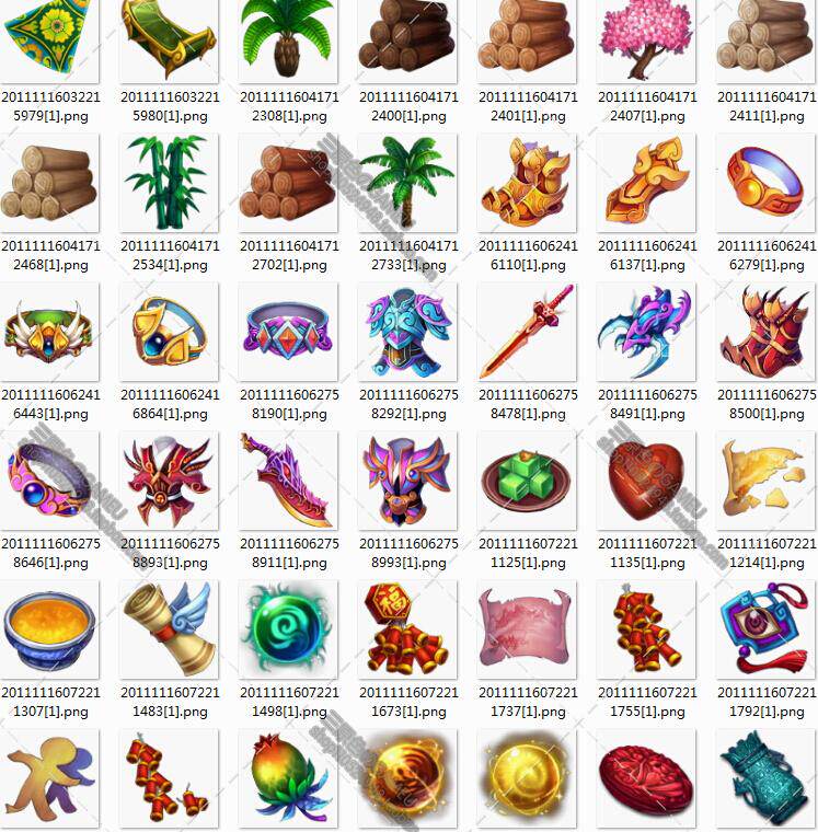 高清 古代Q版 素材元件 CG 设定 动漫 游戏 图集 原画 资料