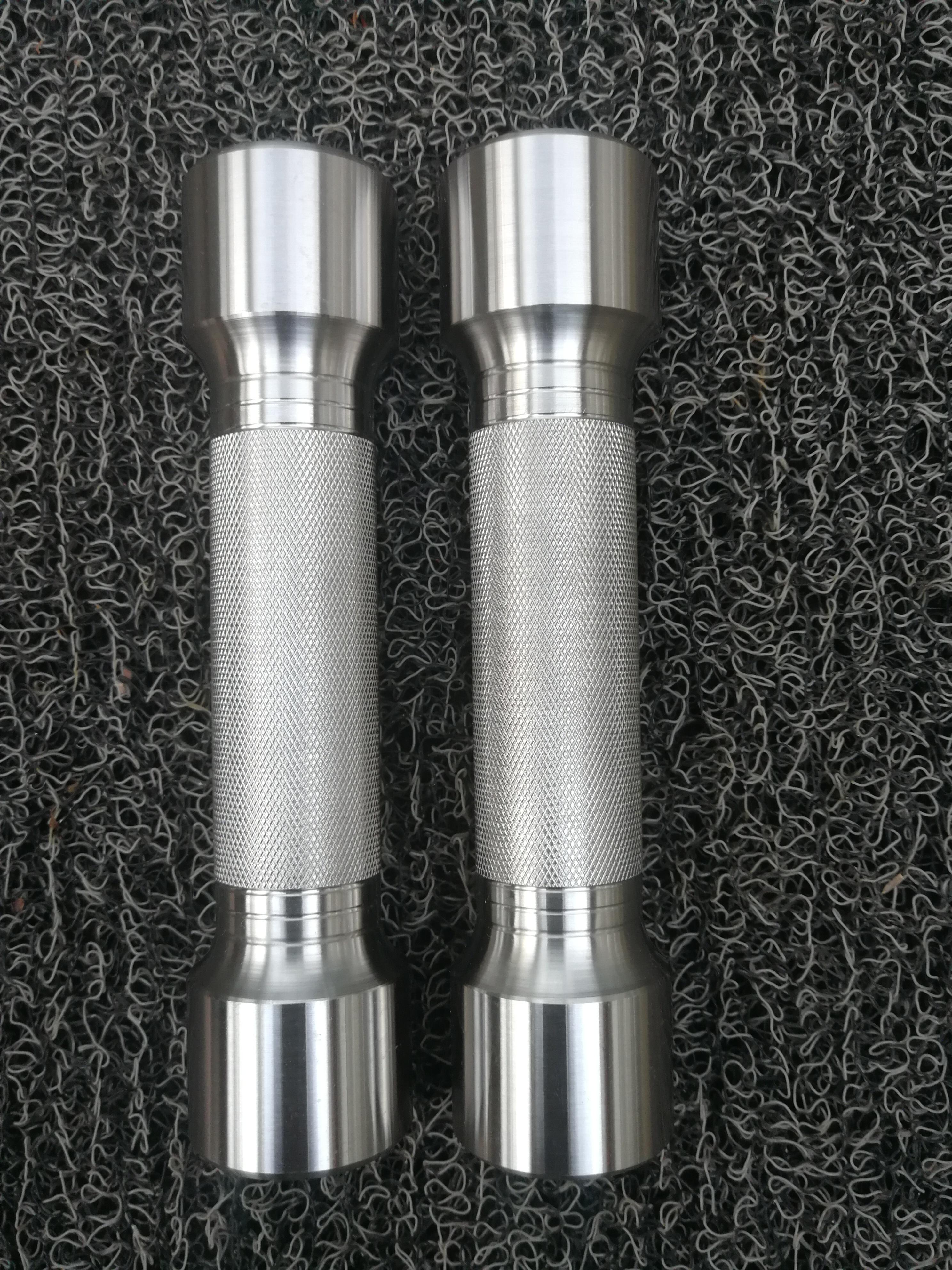 304 stainless steel solid one fixed non-removable dumbbell boxing air strike male and female sports fitness dumbbells