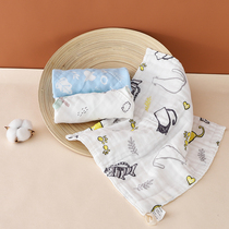 Baby super soft cotton saliva towel wash face towel Super Soft Newborn supplies 3 gauze square towel bath handkerchief
