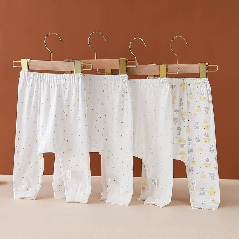 Baby big PP pants summer outer wear men's and women's baby pants ass pants anti-mosquito pants thin cotton spring and autumn trousers