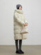 2025 New Model 95% White Goose down Long Thickened Over-The-Knee Loose Extreme Cold Weather Couple's Puff Cloud Coat