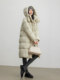 2025 New Model 95% White Goose down Long Thickened Over-The-Knee Loose Extreme Cold Weather Couple's Puff Cloud Coat
