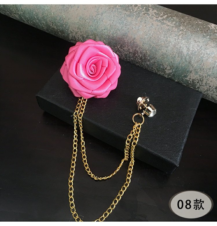 Ban đầu tua cổ kim hoa hồng hoang trâm tốt nhất người đàn ông nam đám cưới chú rể đám cưới người đàn ông trâm cài - Trâm cài phụ kiện cài áo