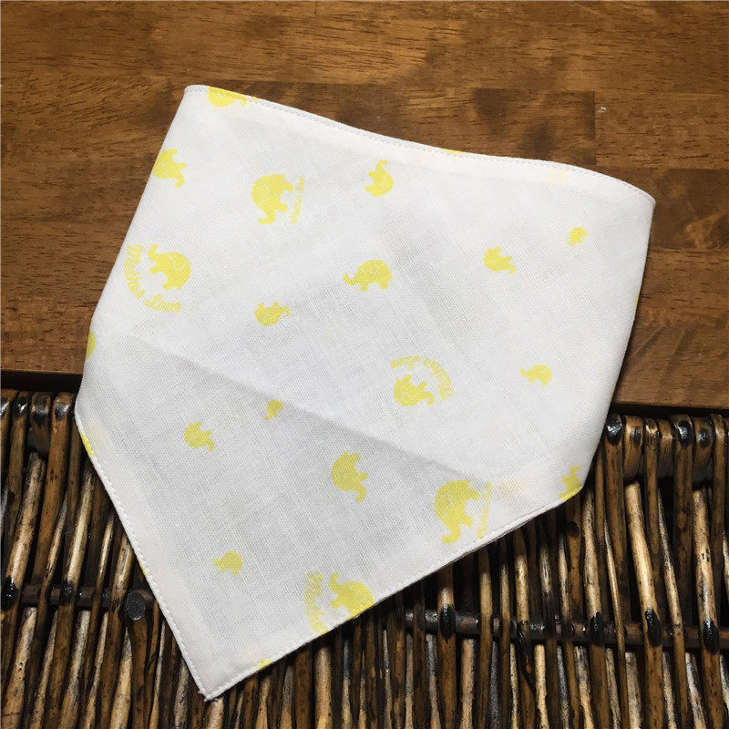 Baby Saliva Towel Pure Cotton Double Layer Baby Bib Pocket Children Triangle Towels Gauze Newborn Apron Scarves Breathable New