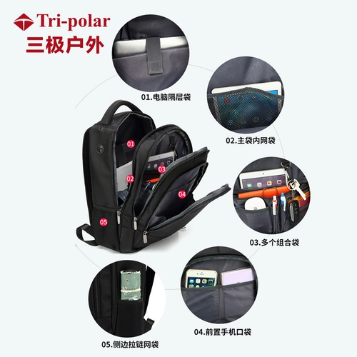 Рюкзак, ранец для школьников, мужская сумка для путешествий, вместительный и большой ноутбук, бизнес-версия