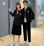 Куртка для школьников для влюбленных, костюм, форма, комплект, в корейском стиле