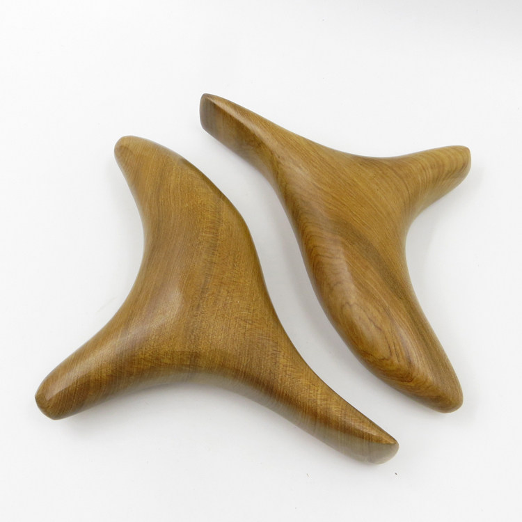 Fragrant Wood Massager Solid Wood Quality Plantar Point Acupoint Pen Acupoints Press Meridians Stick Triangulation Massage Cone Scraping Board
