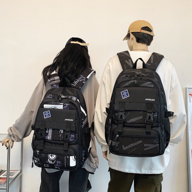 School Bag Boys Elementary School Students Fifth Sixth Grade 2022 New Junior High School Large Capacity Double Shoulder Bag High School Girl's Shoulder Bag