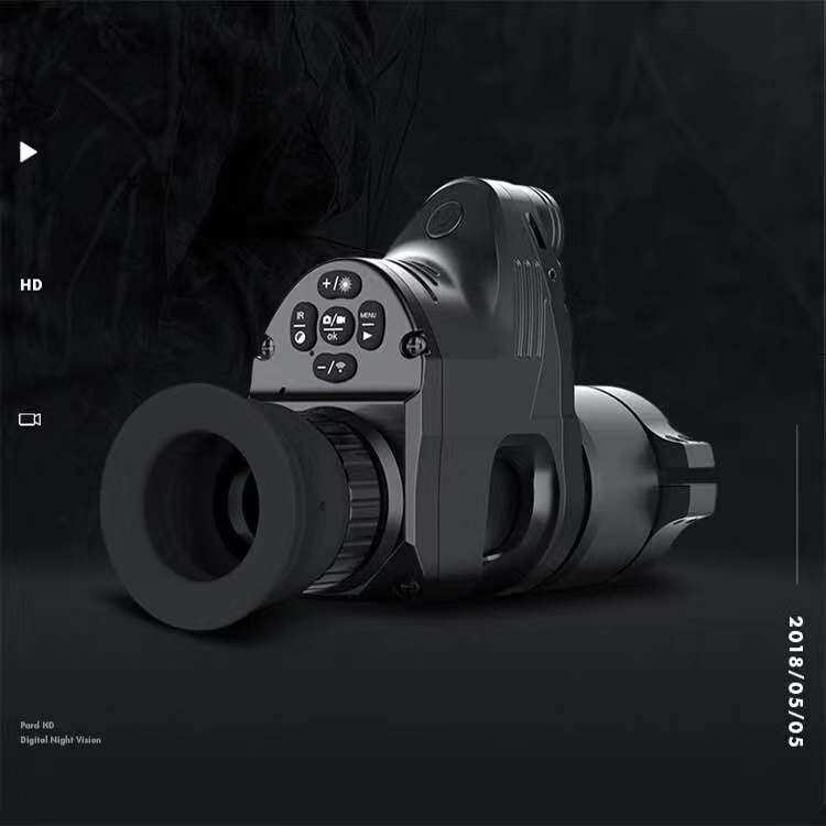 Pride all-black infrared night vision day and night dual-use monotube high-definition digital special photo and video reconnaissance