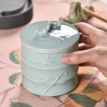 Student chinese style celadon study four treasures set