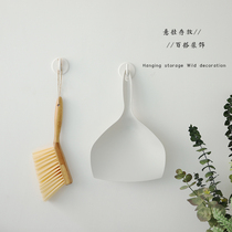 Home use small broom dustpan bucket set Japanese mini bamboo handle multi-function clearing broom garbage shovel