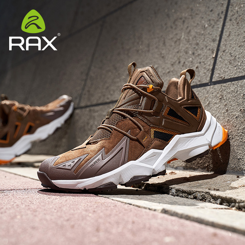RAX Autumn Winter Climbing Shoes Men's Breathable Hiking Shoes Non-slip Outdoor Shoes Wear and Climbing Shoes Shock Absorbing Travel Shoes-Taobao