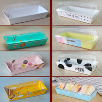 Thickened rectangular sandwich box Hot dog puffs Floss beckham sushi West Point Towel roll Cake roll packaging box