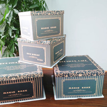 Birthday cake box 6 inch 8 inch 10 inch 12 inch 14 inch 16 inch eight inch square baking box green custom