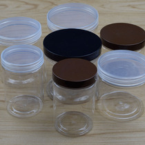 Bakery packaging biscuit jar snack box with lid sealed round cookie bucket West transparent plastic box 20 PCs