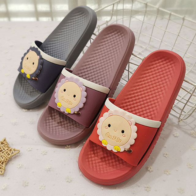 Imported Vietnam Wentu natural rubber slippers women's authentic soft bottom latex home couple non-slip men's bathroom slippers