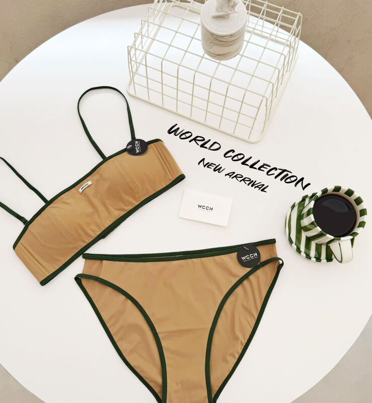 American-Style Sweet and Cool Light Sports Color-Blocked Small Bust Bra That Enhances Appearance, Wireless Anti-Exposure Bandeau-Style Camisole Bra Set