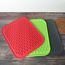 Order tail goods Silicone water filter mat Kitchen drying mat Dishes and cutlery rectangular thickened drain mat Wine glass mat