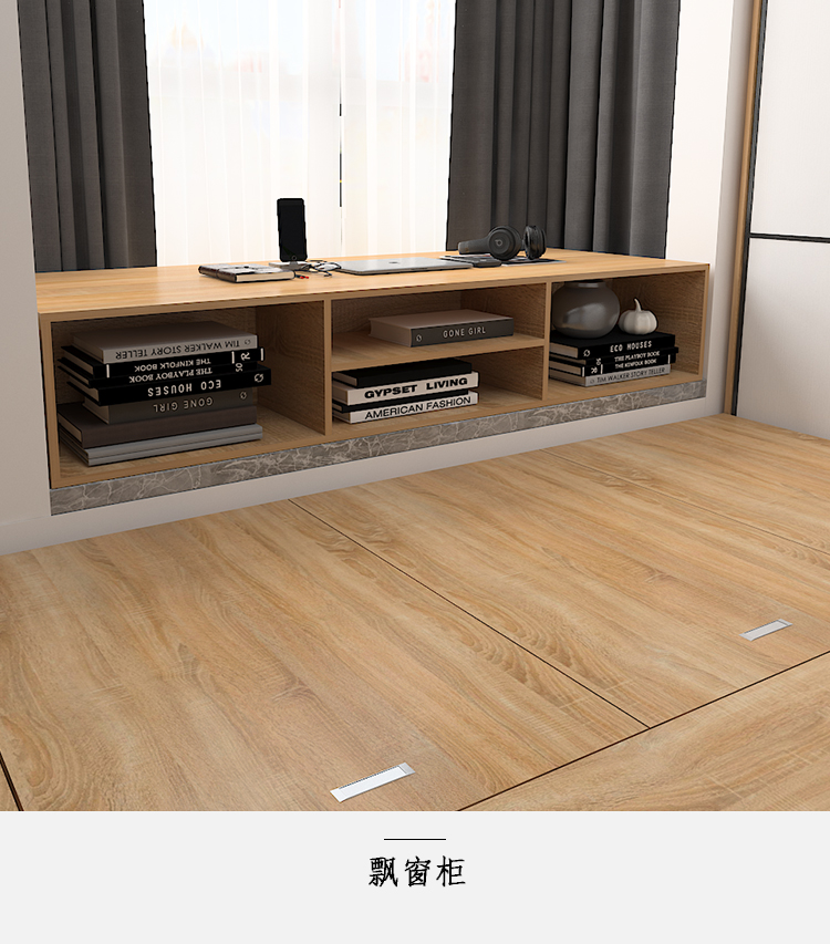 Tatami giường giường tủ lưu trữ đa chức năng một giường giường hộp cao có thể được tùy chỉnh căn hộ nhỏ giường nội thất phòng ngủ - Giường giường gỗ