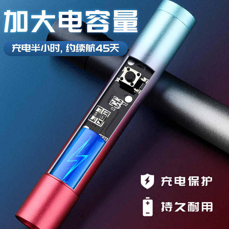 Laser Pointer Rechargeable Laser Light Long-Range Strong Light Infrared Pointing Pen Laser Flashlight Simple Indicator Pen Infrared Toy High-Power Aurora Pen Children's Laser Pen Sales Department Sand Table