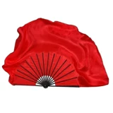 Dance a Abricot Original Silk Fan Fan Pure Big Red Black Bone Dance Fan Fan Fan Fan Classical Dance Dance Dans -Decdiated Fan